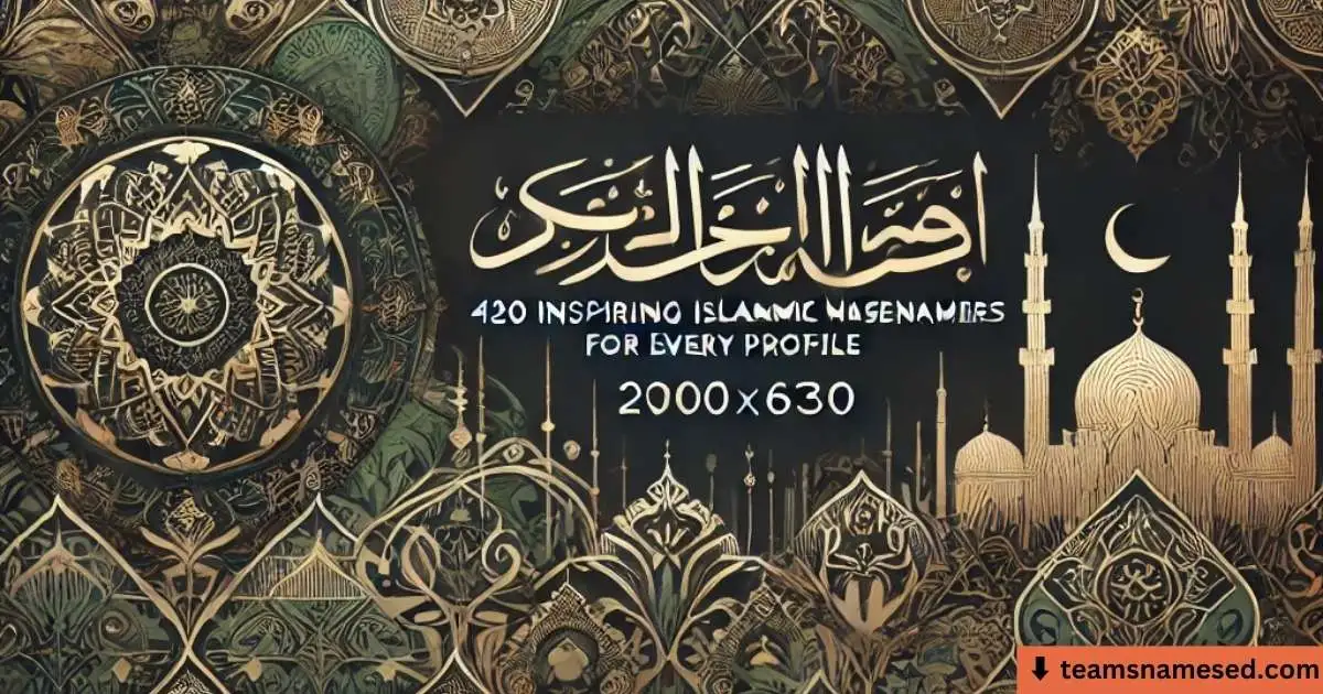 420 Inspiring Islamic Usernames For Every Profile