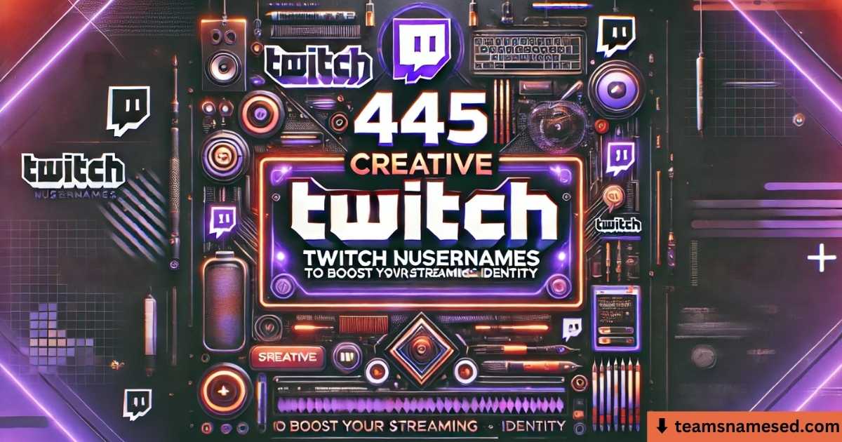 Creative Twitch Usernames