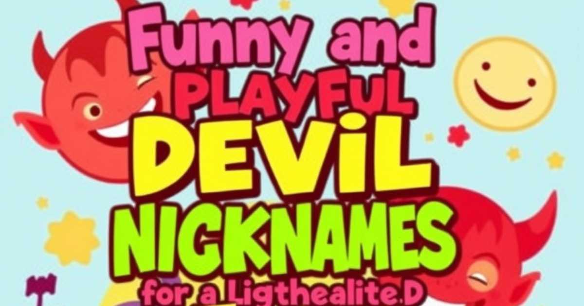 funny-and-playful-devil-nicknames-for-a-lighthearted-twist Funny and Playful Devil Nicknames for a Lighthearted Twist