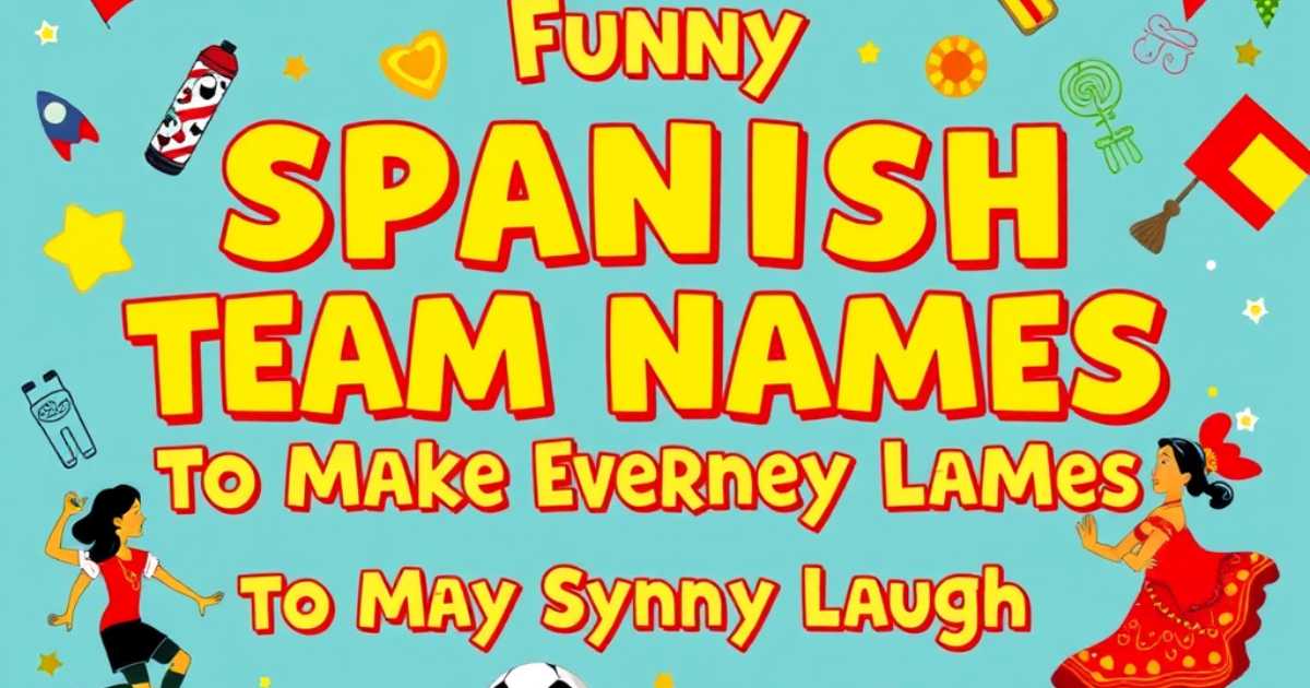 funny-spanish-team-names-to-make-everyone-laugh Funny Spanish Team Names to Make Everyone Laugh