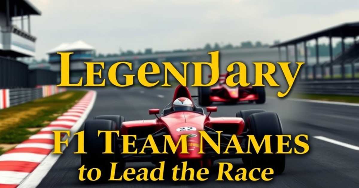 legendary-f1-team-names-to-lead-the-race Legendary F1 Team Names to Lead the Race