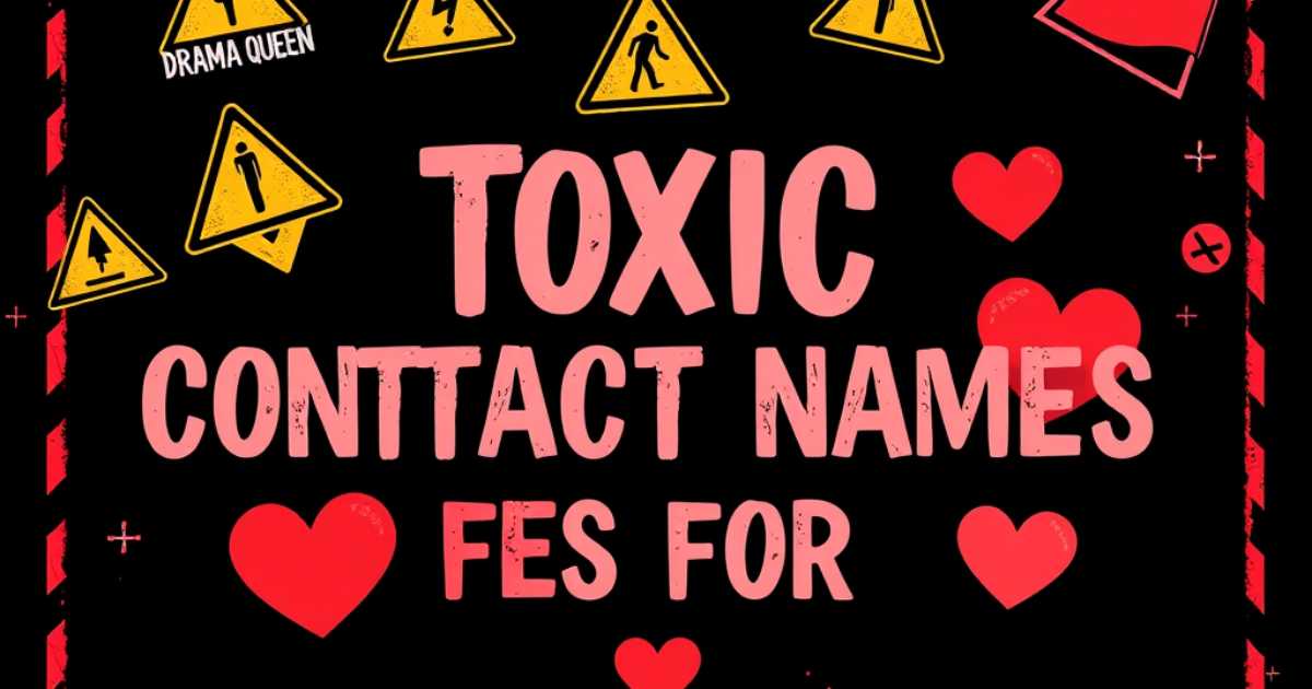 toxic-contact-names-for-ex Toxic Contact Names for Ex