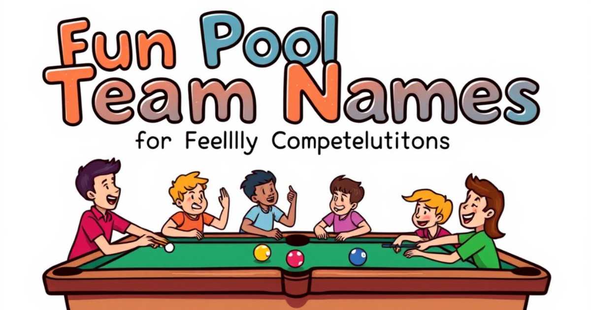 fun-pool-team-names-for-friendly-competitions Fun Pool Team Names for Friendly Competitions