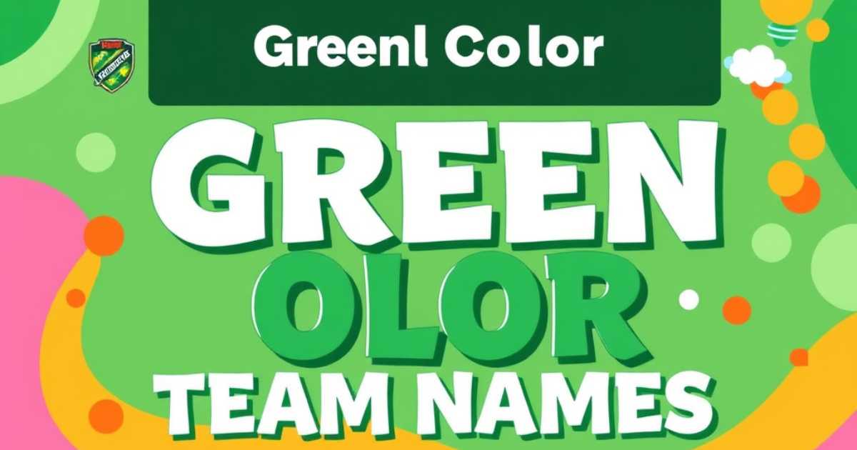 green-color-team-names Green Color Team Names